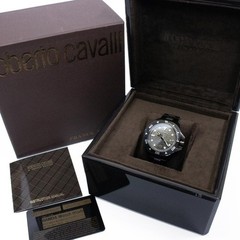 roberto cavalli BY FRANCK MULLER RV1G104M0081 Quartz Stainless Steel Black Snake