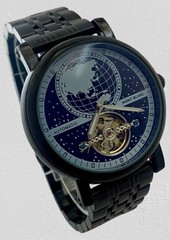 Luxury & Rare Montblanc Open-Heart Blue-Coated Dial Automatic Men’s Wristwatch