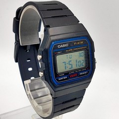 USED Casio F-91W Module 583 Digital Chronograph Watch