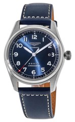 Longines Spirit Automatic COSC Blue Dial Blue Leather Mens Watch L3.811.4.93.0