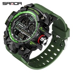 Men Large OVERSIZED Waterproof Digital Sports Military Tactical WRIST WATCH 57mm