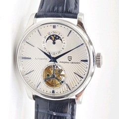 Pagani Design Automatic Silver Dial Watch 41mm Men’s Open Heart