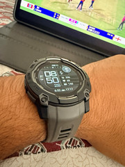 Garmin Instinct 3 50mm Black/Gray AMOLED. In warranty with box & Charger