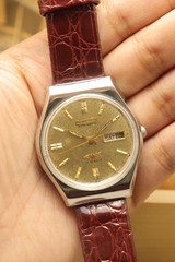 Vintage Citizen Automatic Golden Dial Wrist Watch For Men’s Japan Movement 8200.
