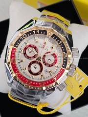 Invicta – AKULA – Swiss Z60 Chronograph 55mm High Polished SS Case – mens watch