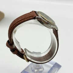 Women’s Quartz Watch Brown Croc Embossed Strap Japan Movement Analog