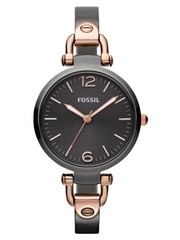 Fossil ES3111 Georgia Grey Dial Ion Plated Women’s Watch (New)