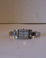 Womens Elegant “Figaro Couture” Casual/Formal Watch with Rhinestone Accents