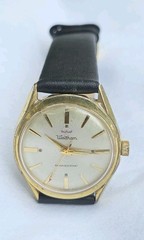 Vintage WALTHAM Shockresistant Concentric Dial 17j Men’s 33.5mm Swiss Made Watch