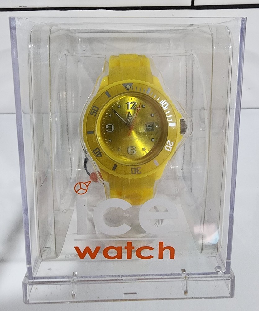 NEW Ice – Unisex – Sili Yellow With Yellow Face Watch – working