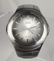 Vintage Guess Waterpro Watch/Stainless Steel Band /G66451G /6in Band