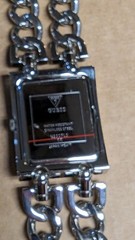 Guess Women’s MOD Heavy Metal Silver Tone Dial Watch – W1117L1 Nice Rare