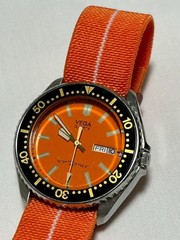 Citizen VEGA Vega Orange Dial 5 ATM Water Resistant Men’s Watch