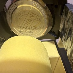 Invicta Ocean Voyage Men’s Quartz Black/Gold Date 100m 52mm+ w/Box Manual