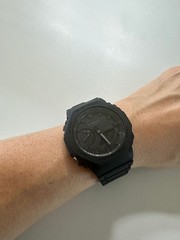 Casio Men’s G-Shock Analog & Digital Black Quartz Watch GA-2100-1A1DR NEW