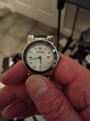 Bulova 98P122 Women’s Watch Mother of Pearl Ceramic Stainless Steel Diamonds
