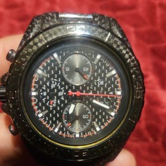 Michael Kors Jetmaster Chronograph Quartz Tachymeter 45mm Black SS 100m
