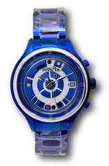 Invicta Star Wars R2-D2 Women’s 38mm Blue Dual Time Limited Glitter Watch 41392