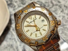 Working New SEIKO ALBA Aqua Gear Men’s Women’s Wristwatch Gold Silver Unisex