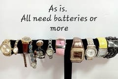 Watch Lot Of 11 Not Tested Probably Need Batteries Assorted Brands Ladies As Is