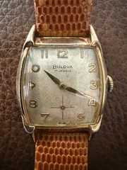 Vintage Bulova 17 Jewels Mechanical Manual-Wind Dress Watch