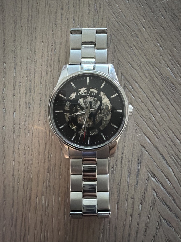 Caravelle New York Men’s 43A124 Stainless Steel Automatic Watch