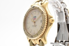 ▶️ TAG HEUER S/el Professional WG1130-0 Quartz Vintage Gold Men’s Watch Swiss