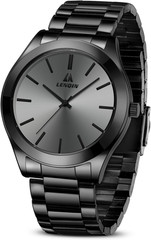 LN LENQIN Mens Watches Waterproof Stainless Steel Watch for Men Analog Quartz Fa