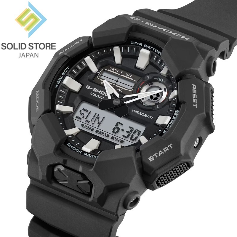 CASIO G-SHOCK GA-010-1AJF Carbon Big Case Analog Digital Watch Black 51.9mm