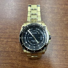 Bulova Precisionist 46mm Gold Stainless Steel Case with Gold Stainless Steel