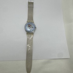 Swatch Watch – Cyber Commander, SKK114 Translucent Band Swatch com NEW BATTERY