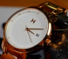 MVMT Damen Armbanduhr Rosegold MF01-RG Women’s w/ Date Watch NEW BATTERY!