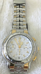 TAG Heuer 6000 SS/18K Gold Automatic Chronograph COSC Mens Unisex CH5150.BD0678