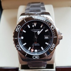 New Longines HydroConquest GMT 41mm Black Dial Steel Men’s Watch L37904566