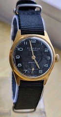 VINTAGE KIENZLE MARKANT ANTIMAGNETIC GERMAN MEN’S WRIST Watch Black Dial