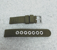 Genuine Citizen 18mm Green Canvas Watch Strap For BM8180-03E Military Watches