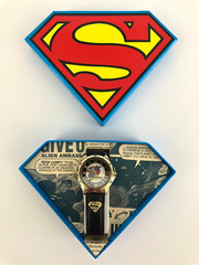Superman Watch 1994 Waltham NEW – OPEN BOX (Needs Battery) Vintage