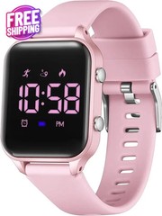 L LAVAREDO Kids Digital Watch Waterproof Sport Pedometer Alarm for Boys Girls