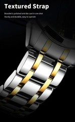 Waterproof Quartz Watch Men’s Luminous Luxury OLEVS Steel Men Stainless Strap