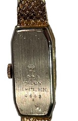 The Jules Jurgensen vintage womans Slim Gold Watch 11mm model 4642