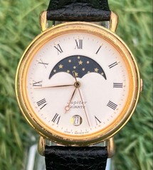 Orient Jupiter Moon Phase Mens Wristwatch Vintage wrist 19cm/7.5in Watch