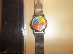 Vintage Metropolitan Museum Of Art Geometric Watch W/ Mesh Stainless Band
