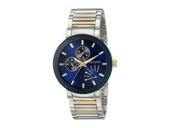 BULOVA 98C123 Futuro Blue Dial Stainless Steel Modern Mens Watch Great Gift $495