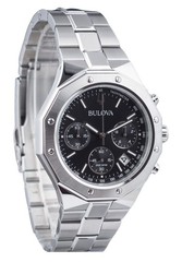 Bulova Precisionist Octagon Classic Chronograph Tachymeter 96B410 Mens Watch