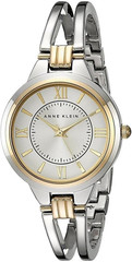 Elegant Silver & Gold-Tone Dress Watch with Japanese Quartz Movement