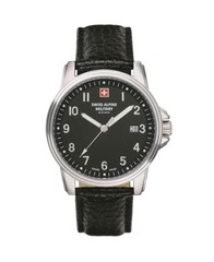 SWISS ALPINE MILITARY Men Analog Quartz Casual Watch Classic Dress Black Dial Wa