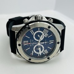 Bulova Marine Star Men’s Chronograph Blue Dial Steel 10ATM 44mm Watch 98B258