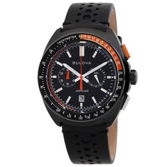 Bulova Racer Chronograph Quartz Black Dial Men’s Watch 98B428