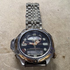 Citizen Aqualand Duplex Diver 200m Quartz Analog/Digital 42mm Steel