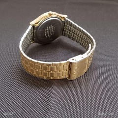 Working Casio MQ 514 Gold Men’s Day Date 3 Hand Watch
